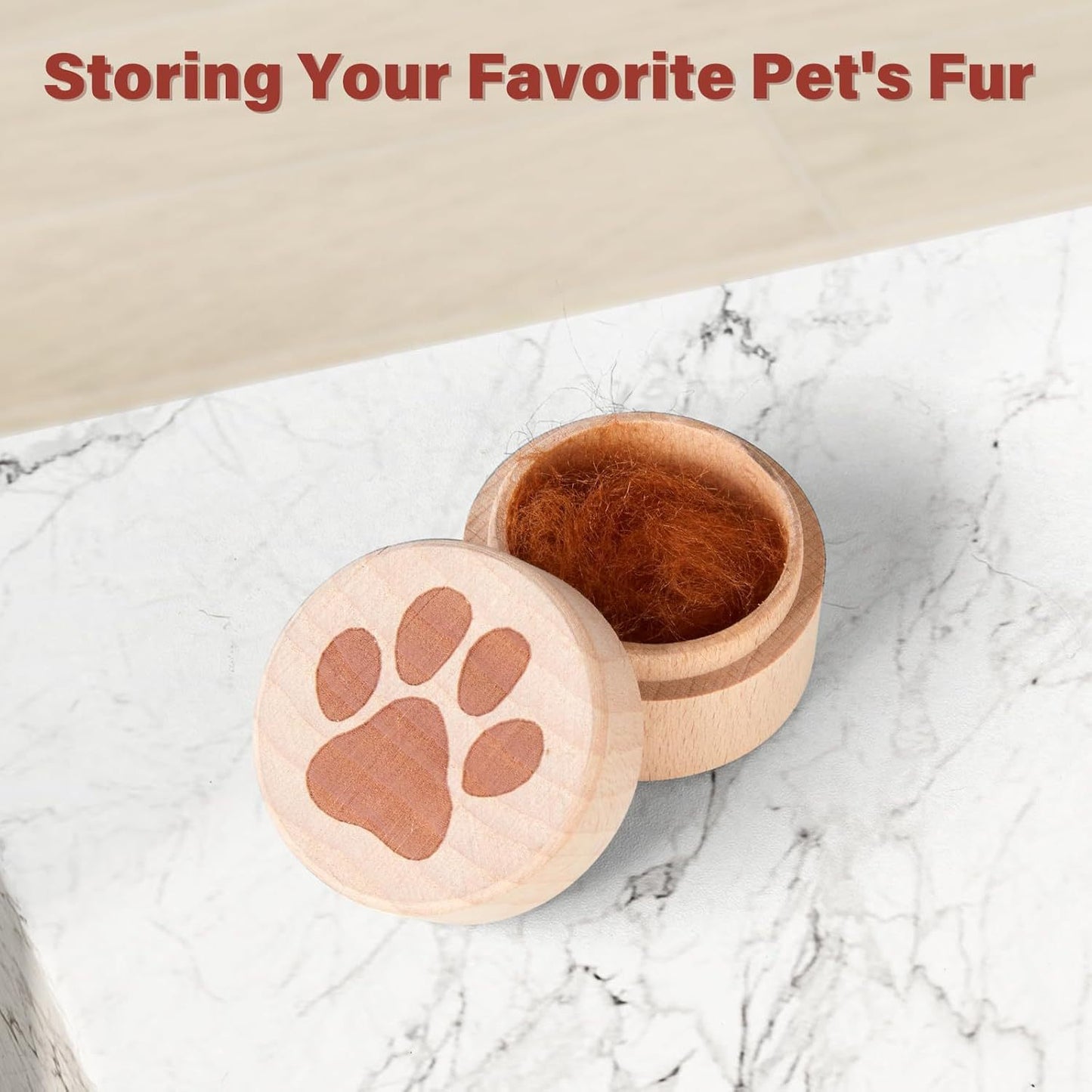 Cross-Border Wooden Pet Cinerary Casket Can Hold Photos Insect-Proof Coffin Box Pet Funeral Products Coffin Memorial Box