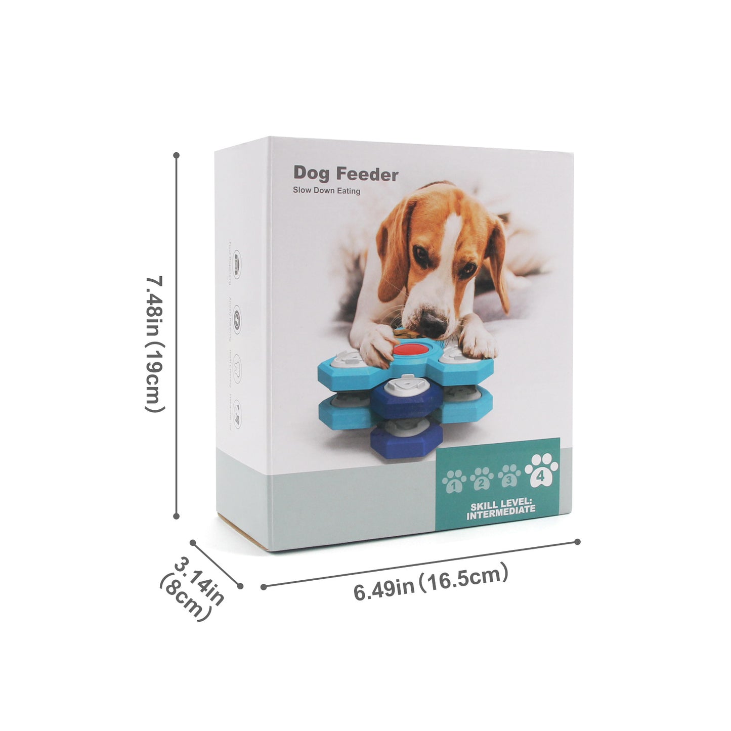 Amazon New Multi-layer Rotating Turntable Slow Feeder Training Dog Toy