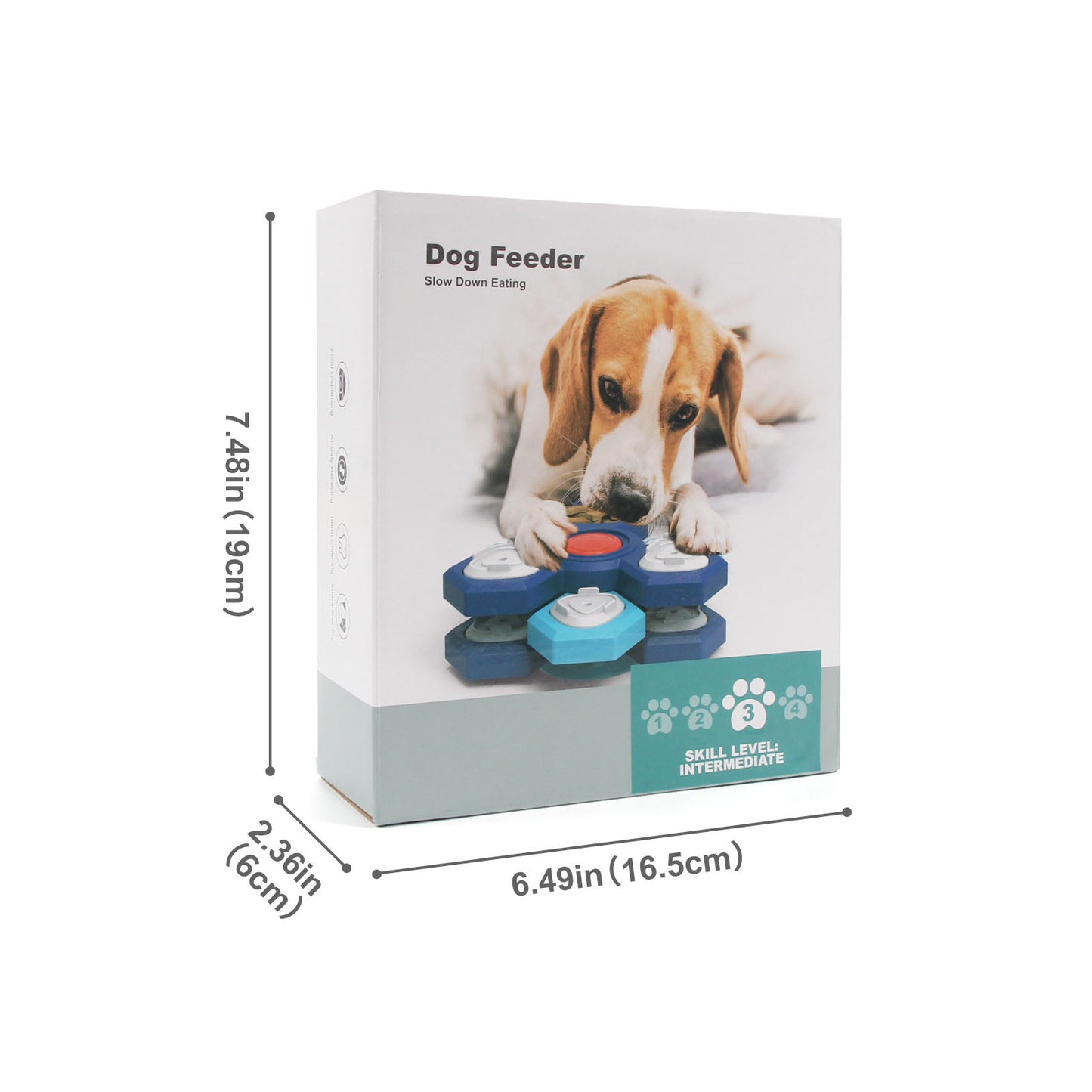 Amazon New Multi-layer Rotating Turntable Slow Feeder Training Dog Toy