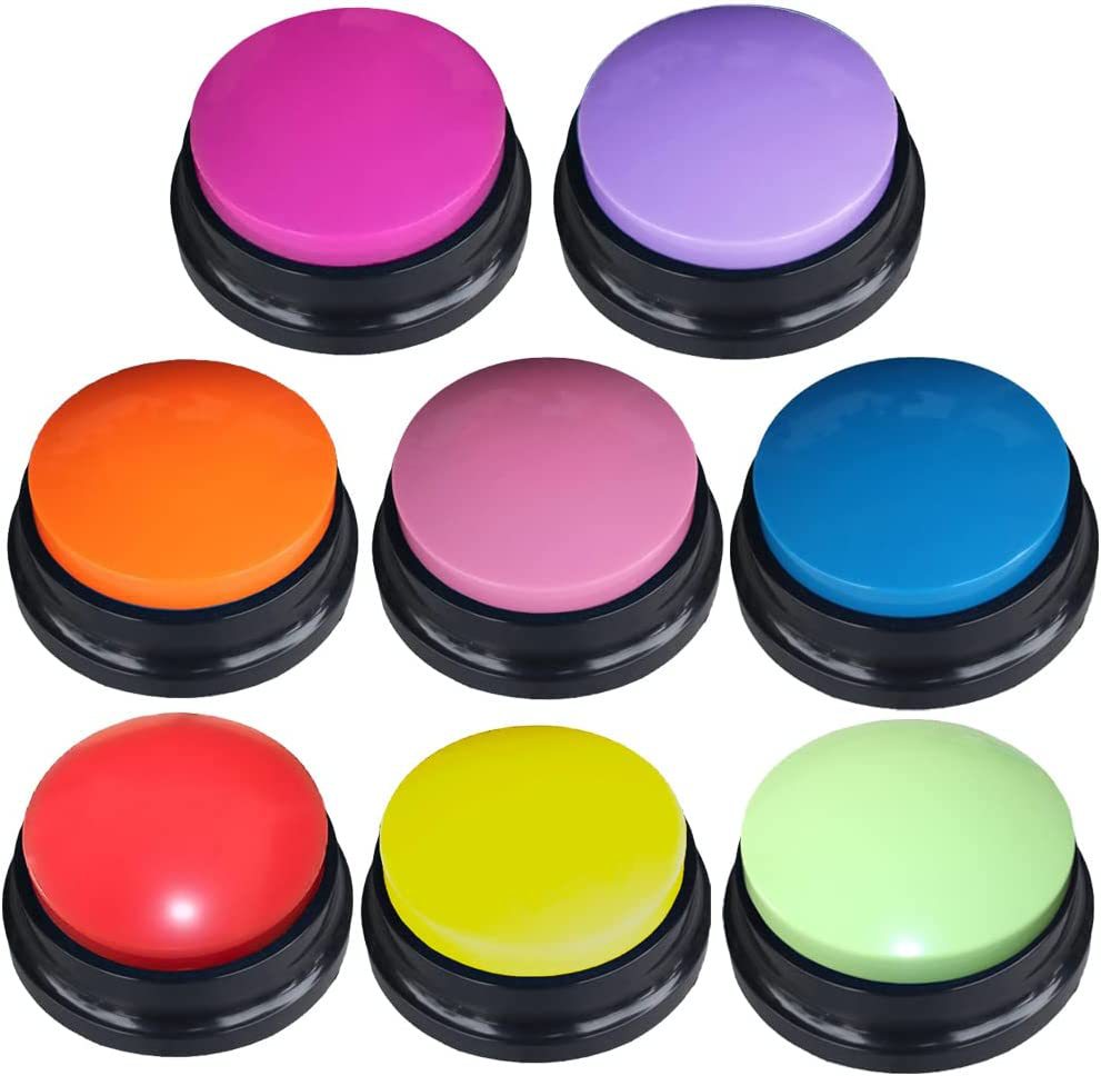 Amazon Pet Communication Button Dog Talking Interactive Training Sound Button Recording Sound Device Squeeze Box