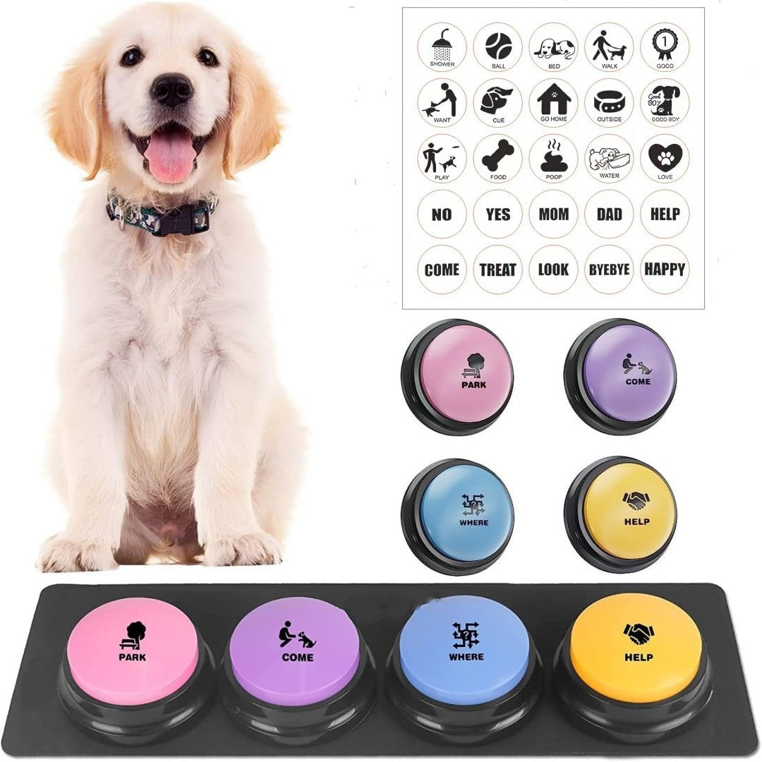 Amazon Pet Communication Button Dog Talking Interactive Training Sound Button Recording Sound Device Squeeze Box