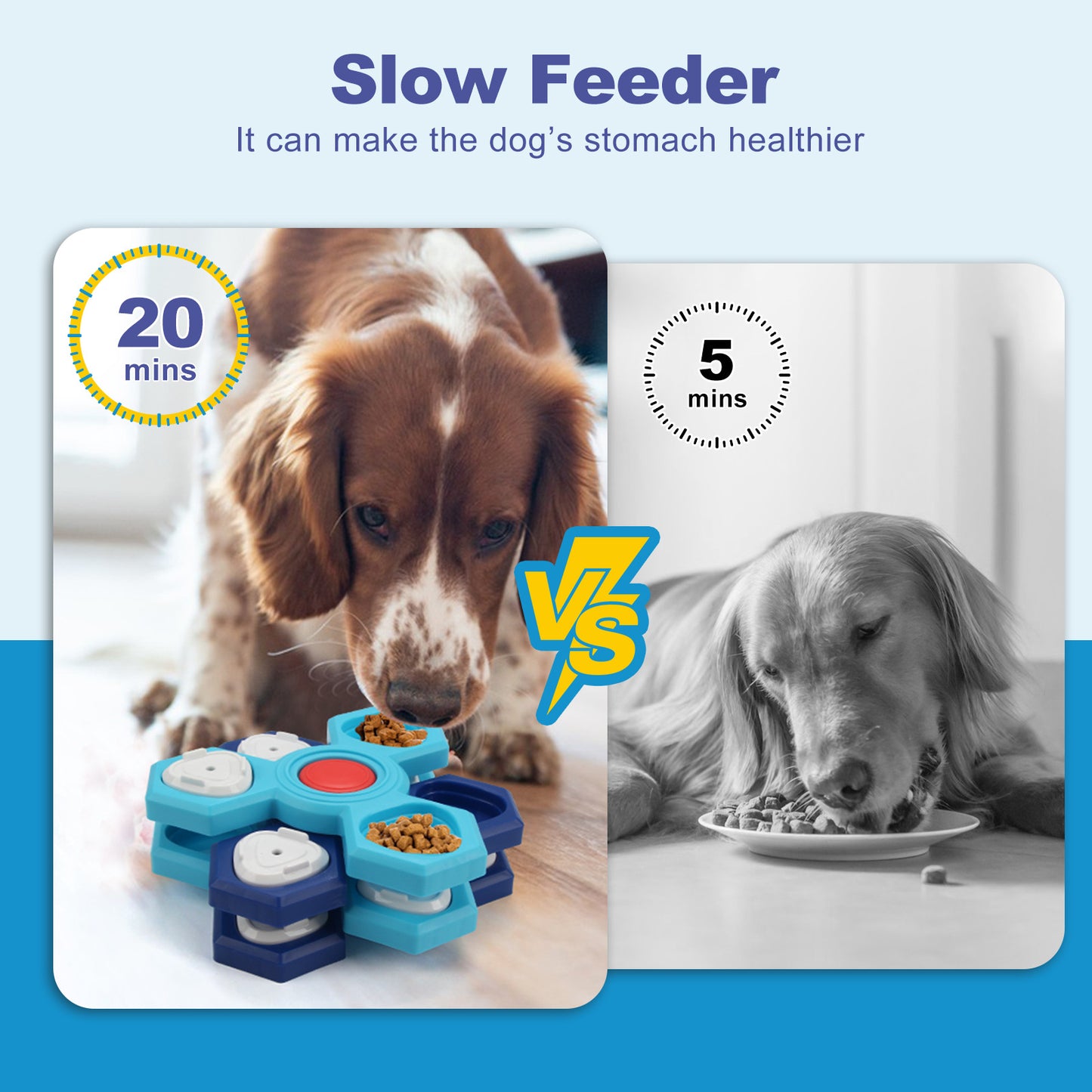 Amazon New Multi-layer Rotating Turntable Slow Feeder Training Dog Toy