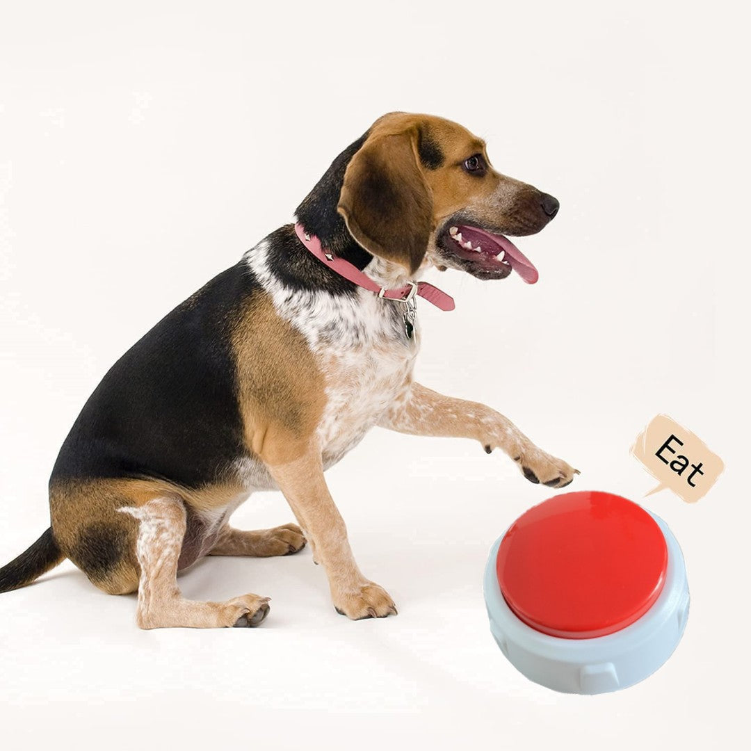 Rechargeable Pet Toy Button Trainer Dog Communication Button Device Intelligent Talking Button Recordable Sound Device