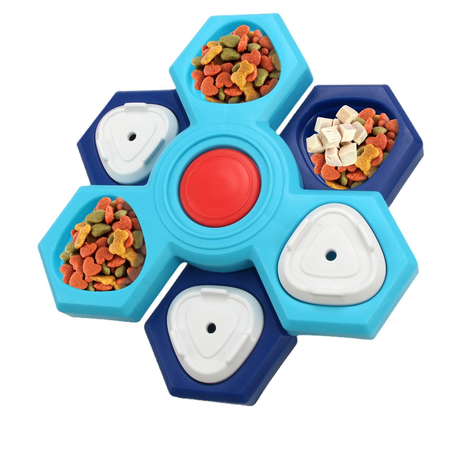Amazon New Multi-layer Rotating Turntable Slow Feeder Training Dog Toy