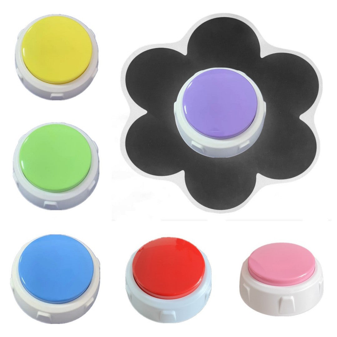 Rechargeable Pet Toy Button Trainer Dog Communication Button Device Intelligent Talking Button Recordable Sound Device