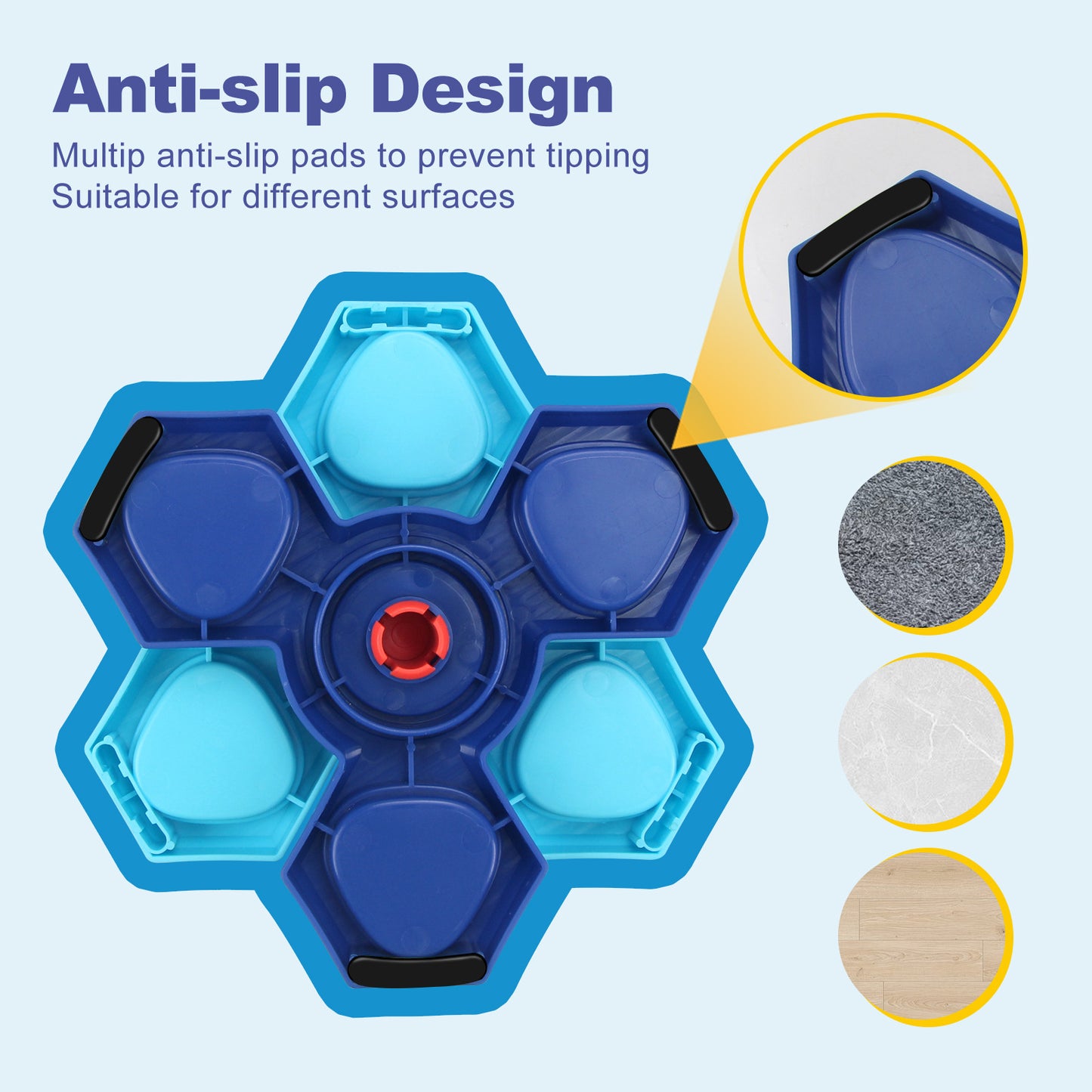 Amazon New Multi-layer Rotating Turntable Slow Feeder Training Dog Toy