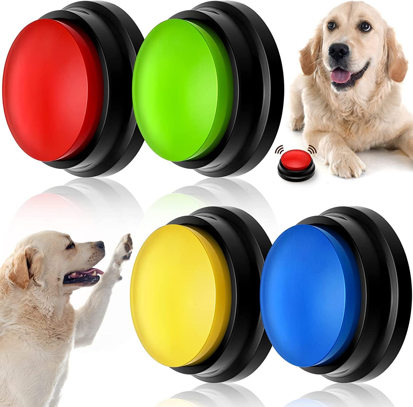 Amazon Pet Communication Button Dog Talking Interactive Training Sound Button Recording Sound Device Squeeze Box