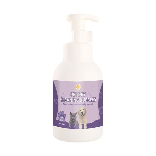 Cross-Border English Pet No-Rinse Foam Dog No-Rinse Bath Shampoo Antibacterial Anti-Itch Cat Dry Cleaning Foam In Stock