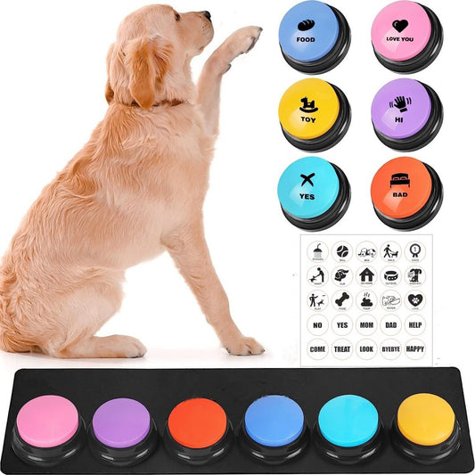 Amazon Pet Communication Button Dog Talking Interactive Training Sound Button Recording Sound Device Squeeze Box