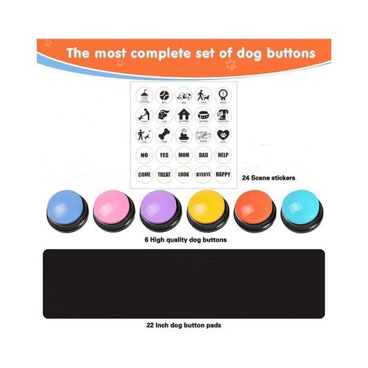 Amazon Pet Communication Button Dog Talking Interactive Training Sound Button Recording Sound Device Squeeze Box